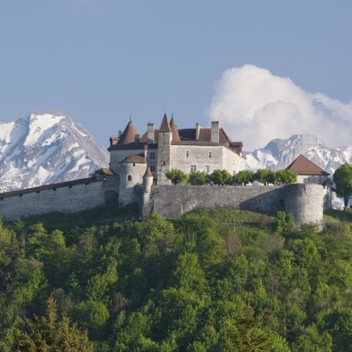 Le Château de Gruyères à Fribourg - Suisse