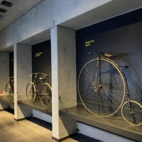 Expositions de vieux vélos Château de Prangins