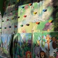 Mur d'escalade à Kids Fun Park Etoy