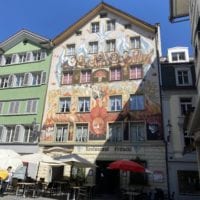 Maison typique de Lucerne