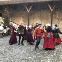 Danses folkloriques au Château de Chillon