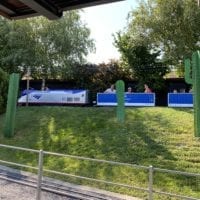 Réplique d'un train cargo Léman Express au Swiss Vapeur Parc