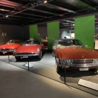 Secteur des voitures de collection au musée des transports de Lucerne