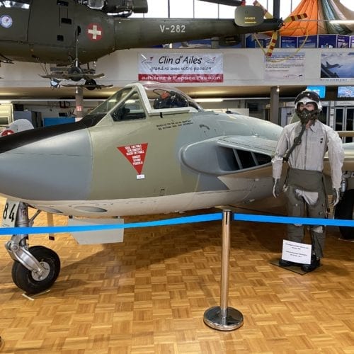 Pilatus PC-7 du musée de l'aviation militaire de Payerne